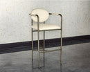 Sunpan Rylan Barstool - Abbington Black/Dillon Cream