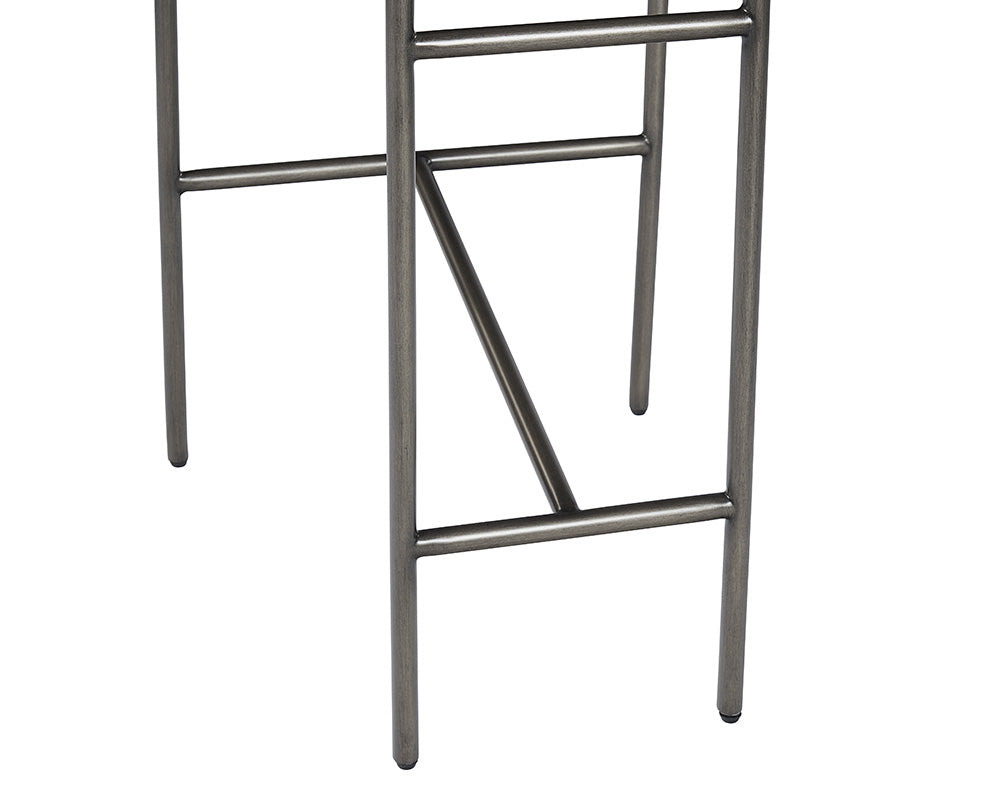 Sunpan Rylan Barstool - Abbington Black/Dillon Cream
