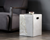Sunpan Kyson End Table - Gold/Silver