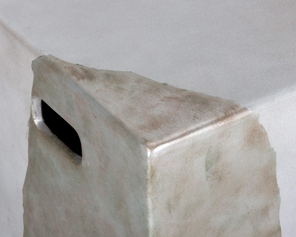 Sunpan Kyson End Table - Gold/Silver