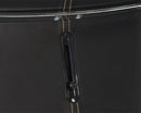 Sunpan Dennison Office Chair in Black Leather/Cream Leather/Sand Leather