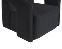 Sunpan Kendrick Swivel Lounge Chair - Abbington Black / Belfast Heather Grey