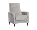 Sunpan Rupert Recliner In Abbington Black/Polo Club Stone