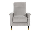 Sunpan Rupert Recliner In Abbington Black/Polo Club Stone