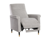 Sunpan Rupert Recliner In Abbington Black/Polo Club Stone