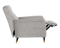 Sunpan Rupert Recliner In Abbington Black/Polo Club Stone
