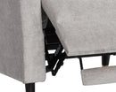 Sunpan Rupert Recliner In Abbington Black/Polo Club Stone