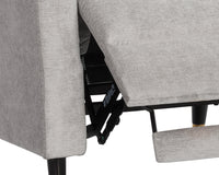 Sunpan Rupert Recliner In Abbington Black/Polo Club Stone