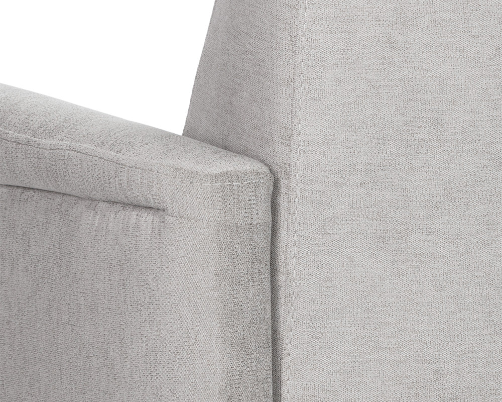 Sunpan Rupert Recliner In Abbington Black/Polo Club Stone