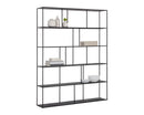 Sunpan Eiffel Bookcase - Extra Large - Antique Brass/Black