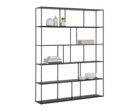 Sunpan Eiffel Bookcase - Extra Large - Antique Brass/Black