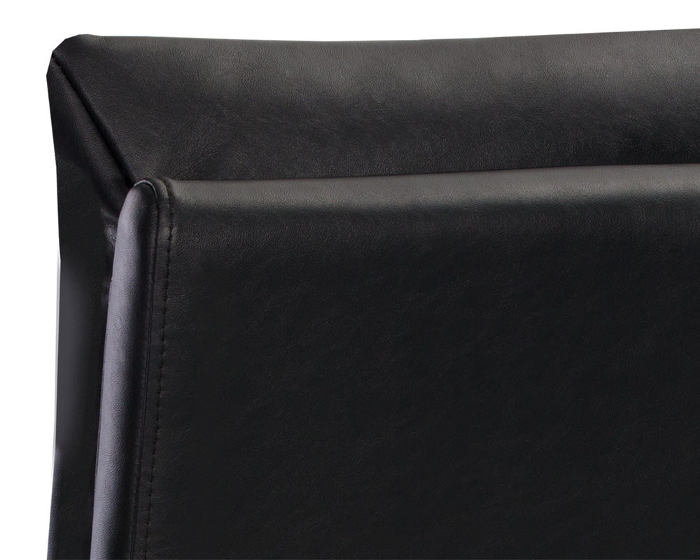 Sunpan Paige Barstool - Bravo Black/Cream