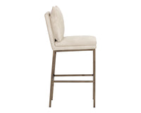 Sunpan Paige Barstool - Bravo Black/Cream