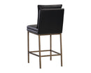 Sunpan Paige Counter Stool - Bravo Black/Cream