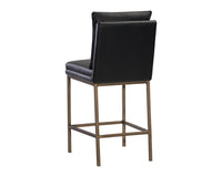 Sunpan Paige Counter Stool - Bravo Black/Cream