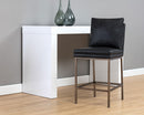 Sunpan Paige Counter Stool - Bravo Black/Cream
