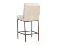 Sunpan Paige Counter Stool - Bravo Black/Cream