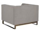 Sunpan Parker Armchair - Zenith Graphite Grey/Soft Grey