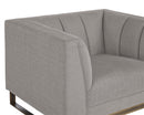 Sunpan Parker Armchair - Zenith Graphite Grey/Soft Grey