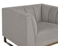 Sunpan Parker Armchair - Zenith Graphite Grey/Soft Grey