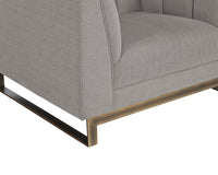 Sunpan Parker Armchair - Zenith Graphite Grey/Soft Grey