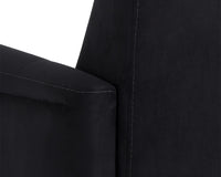Sunpan Rupert Recliner In Abbington Black/Polo Club Stone