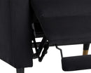 Sunpan Rupert Recliner In Abbington Black/Polo Club Stone