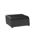 Sunpan Cornell Modular - Ottoman - Coal Black/Havana Dark Brown/Tobacco Tan