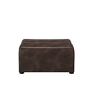 Sunpan Cornell Modular - Ottoman - Coal Black/Havana Dark Brown/Tobacco Tan