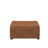 Sunpan Cornell Modular - Ottoman - Coal Black/Havana Dark Brown/Tobacco Tan