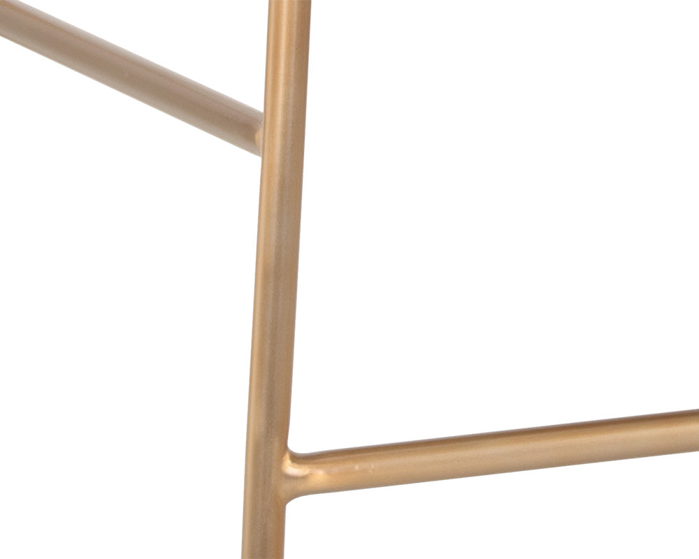 Sunpan Lorelei Counter Stool - Dillon Cream/Dillon Cream and Dillon Black