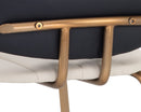 Sunpan Lorelei Counter Stool - Dillon Cream/Dillon Cream and Dillon Black