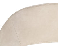 Sunpan Monae Counter Stool - Abbington Black/Bravo Cream and Polo Club Muslin/Moss Green