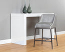 Sunpan Dalary Counter Stool - Bravo Metal / Polo Club Stone