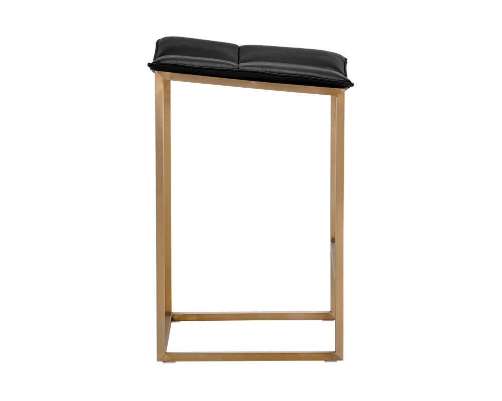 Sunpan Faye Counter Stool - Bravo Black/Cream