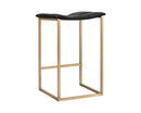 Sunpan Faye Counter Stool - Bravo Black/Cream