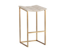 Sunpan Faye Barstool - Bravo Black/Cream