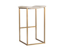 Sunpan Faye Barstool - Bravo Black/Cream