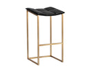 Sunpan Faye Barstool - Bravo Black/Cream