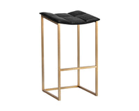 Sunpan Faye Barstool - Bravo Black/Cream