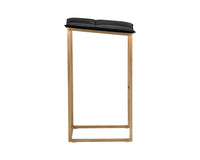 Sunpan Faye Barstool - Bravo Black/Cream