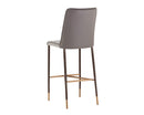 Sunpan Klaus Barstool - Black - Sparrow Grey and Napa Black/ Flint Grey and Napa Taupe