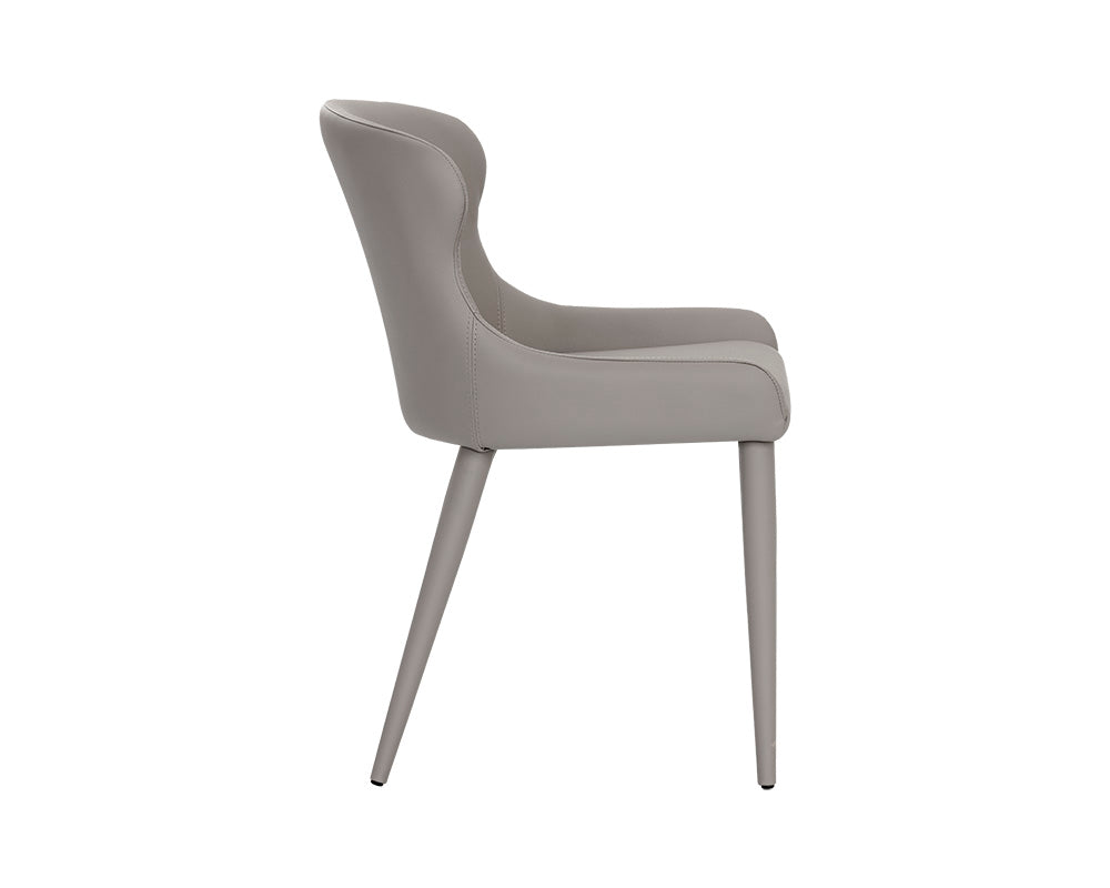 Sunpan Evora Dining Chair - Dillon Stratus Gray / Thunder Blue - Set of Two