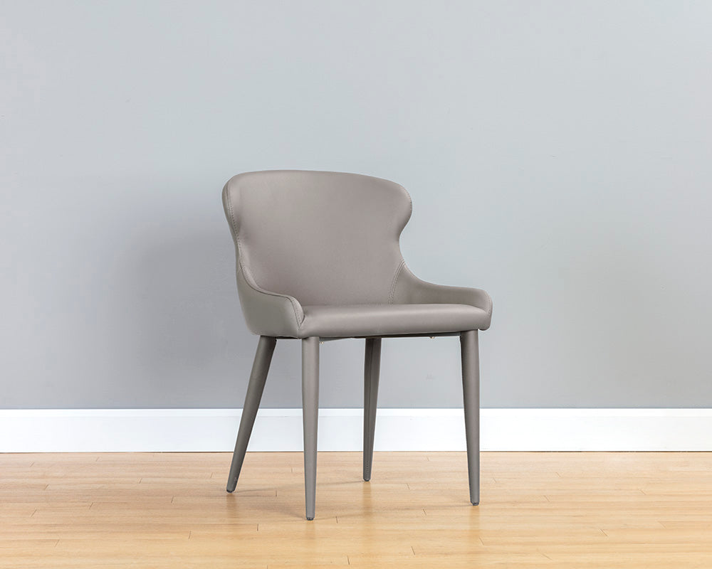 Sunpan Evora Dining Chair - Dillon Stratus Gray / Thunder Blue - Set of Two