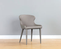 Sunpan Evora Dining Chair - Dillon Stratus Gray / Thunder Blue - Set of Two