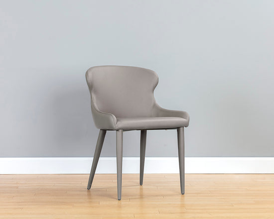 Sunpan Evora Dining Chair - Dillon Stratus Gray / Thunder Blue - Set of Two