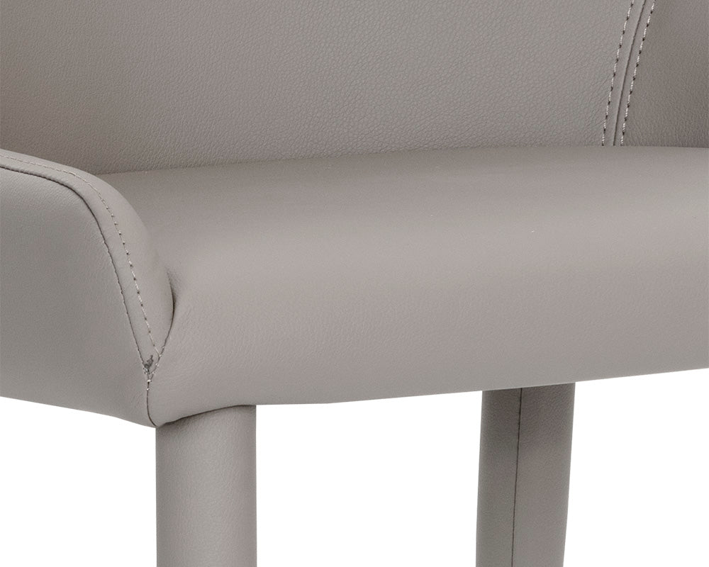 Sunpan Evora Dining Chair - Dillon Stratus Gray / Thunder Blue - Set of Two