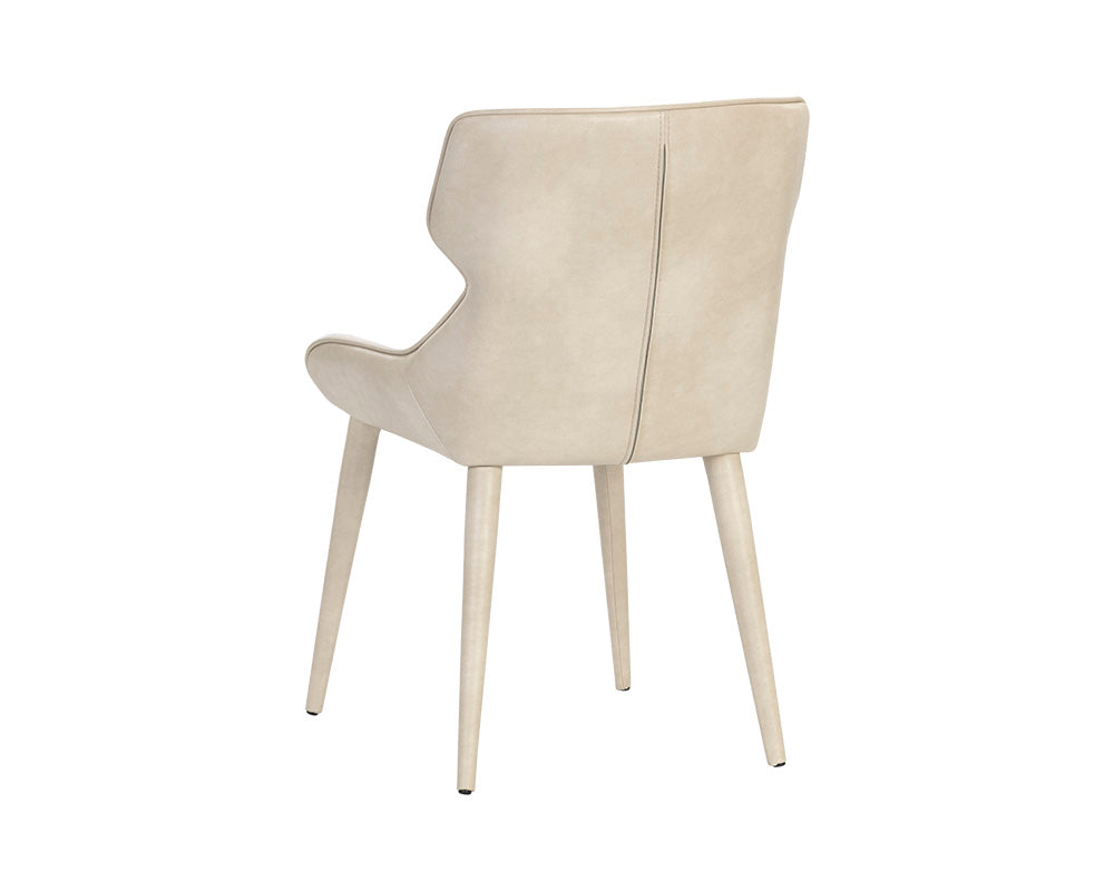 Sunpan Jesmond Dining Chair - Polo Club Muslin And Bravo Cream/Polo Club Stone And Antonio Charcoal