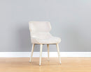 Sunpan Jesmond Dining Chair - Polo Club Muslin And Bravo Cream/Polo Club Stone And Antonio Charcoal