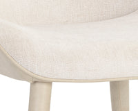 Sunpan Jesmond Dining Chair - Polo Club Muslin And Bravo Cream/Polo Club Stone And Antonio Charcoal